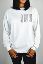 Load image into Gallery viewer, The Haute Club So Wavy Long Sleeve Tee in Icy White
