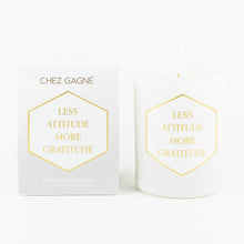 Load image into Gallery viewer, Less ATTITUDE more GRATITUDE - Painted Glass Candle